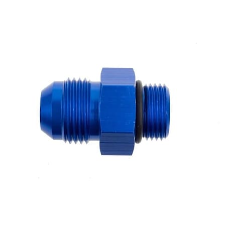 Red Horse Performance -06 MALE TO -08 O-RING PORT ADAPTER (HIGH FLOW RADIUS ORB) - BLUE 920-06-08-1